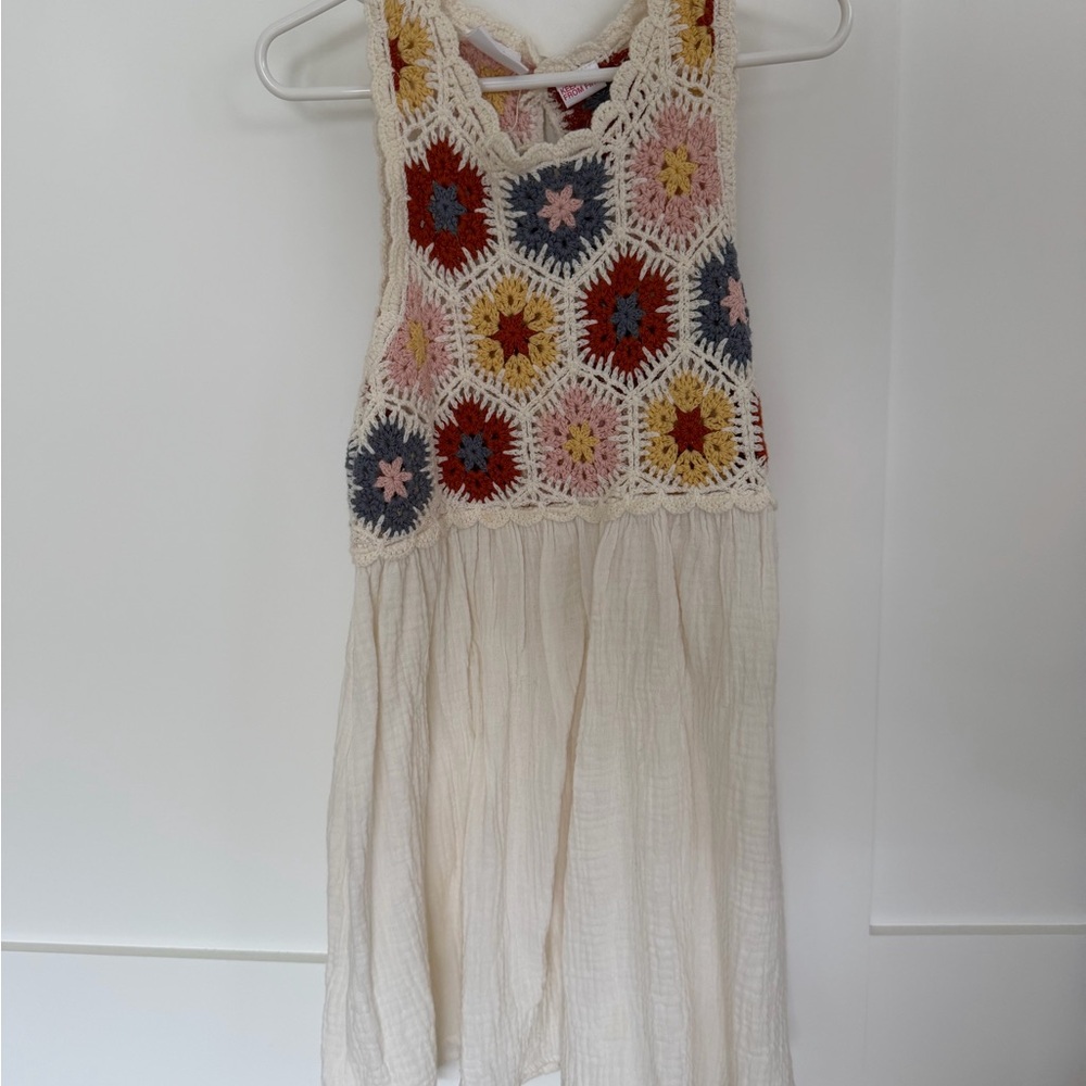 Zara Colorful Crochet Kids Dress - Picture 5 of 5